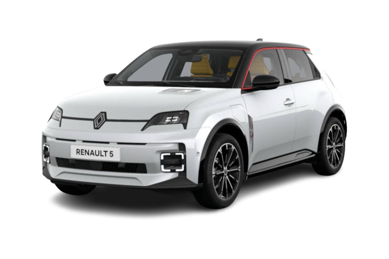 Renault R 5 E-Tech electric 52 kWh Iconic Cinq fehér színű